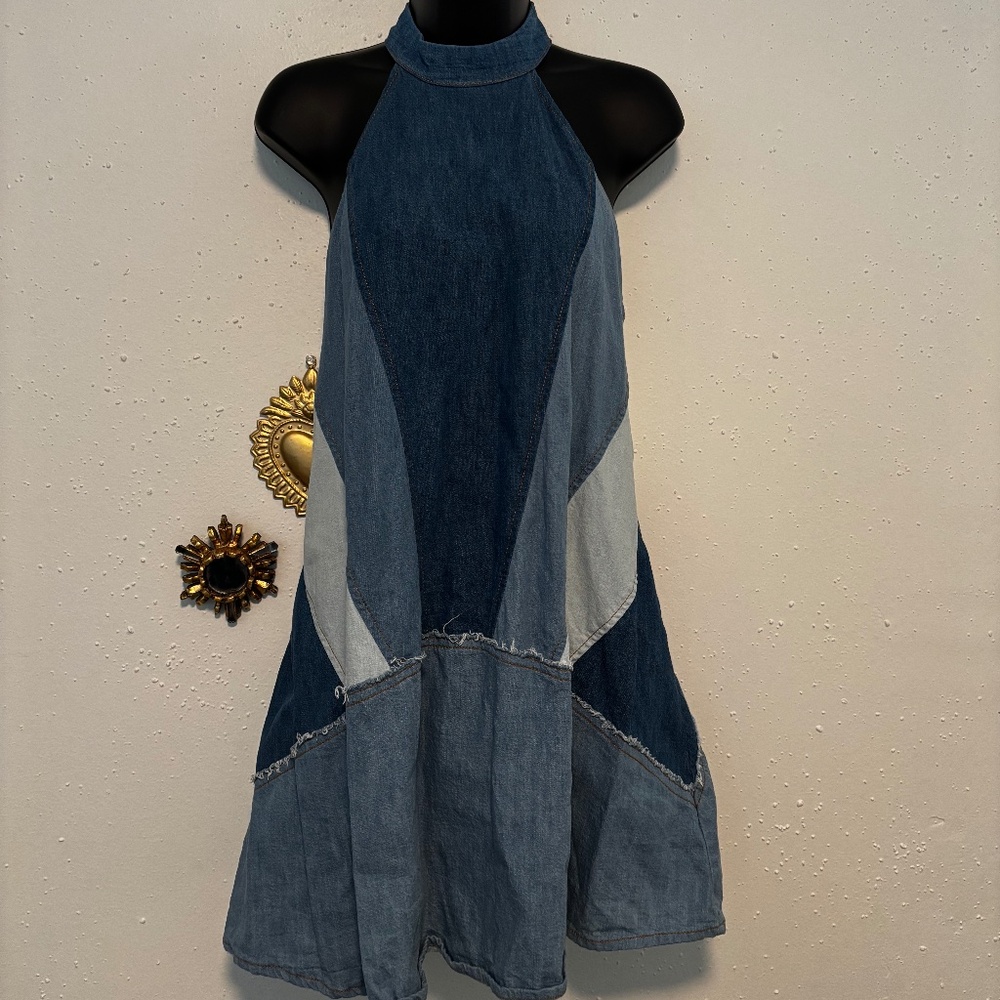 FREE PEOPLE DENIM DRESS